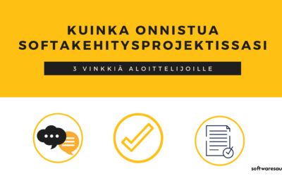3 vinkkiä aloittelijoille