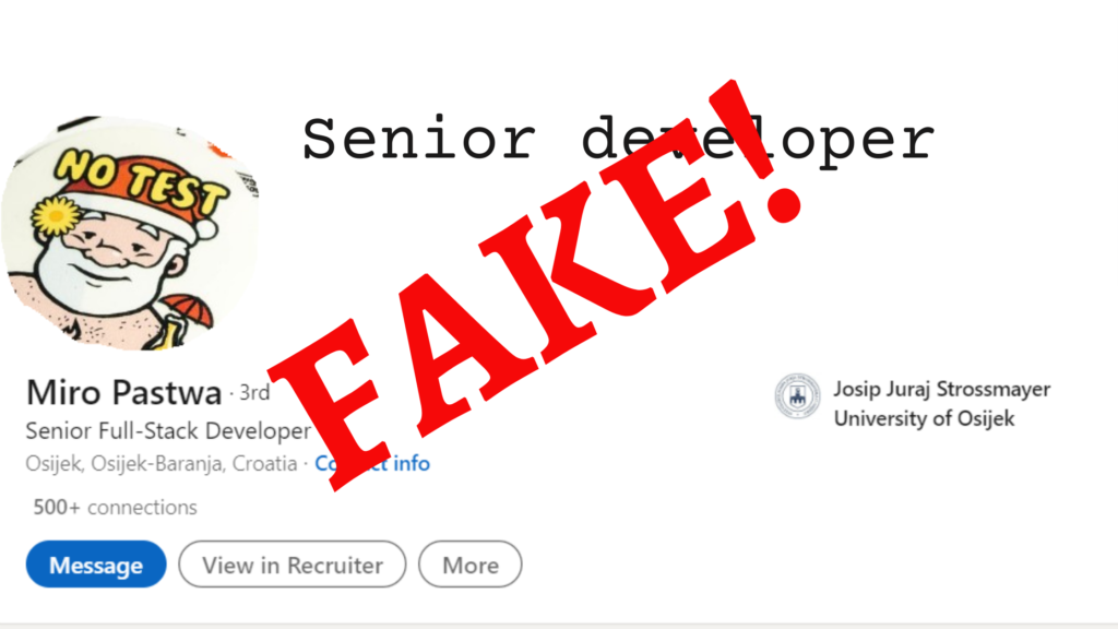 Fake LinkedIN profile